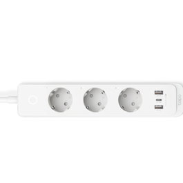TP-Link Tapo P300 Regleta Inteligente Wi-Fi con 3 Tomas y 3 Puertos USB, Blanco